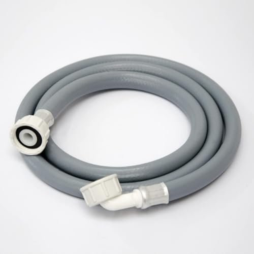 Schläfer 2538 Inlet Hose for Washing Machines 4.0 m, Universal, High Pressure Cold Water Inlet, Standard FF Thread 3/4 Inch Hose Length 400 cm with 90° Bending Screw Connection