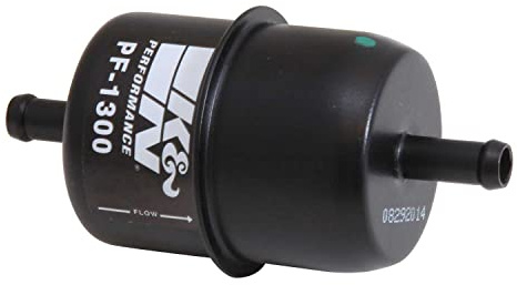 K&N PF-1300 Motorrad Performance-Kraftstoff-Filter, Schwarz