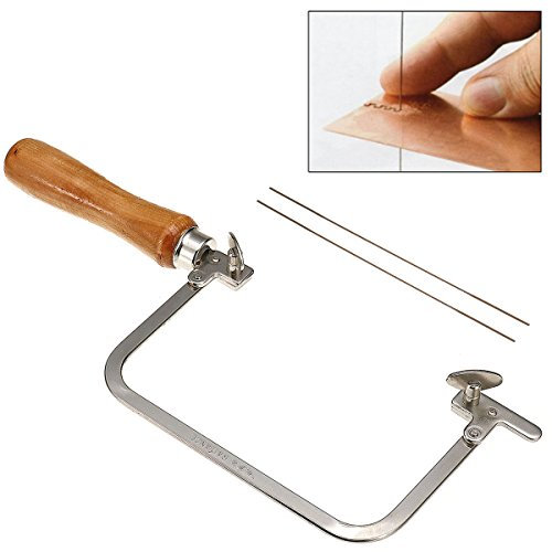 MASUNN Falegnameria Mini Sega Arco Gioielli Filo Scolpito A Forma di U Mano Seghetto Maniglia Strumento