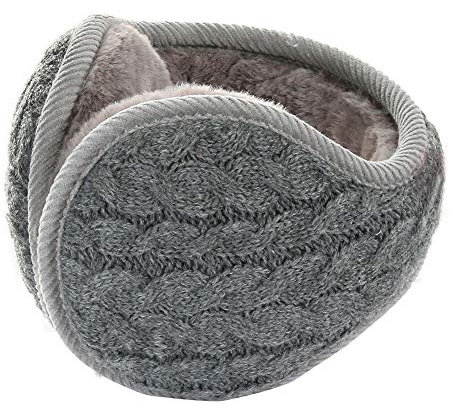 Ear Muffs Women - Winter Earmuffs Adjustable Classic Fleece Ear Muffs Ear Warmer Soft Warm Windproof Plush Outdoor Skiing Ear Warmers for Women