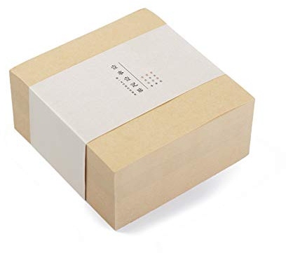 VANRA Note Cube 4 x 4 Inch (Not Sticky) Memo Cube Refill (No Holder) Tear-Off Pages (Not Loose) Blank Scratch Pads, 400-Sheets/Cube (Kraft Brown)