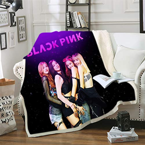 Ruiqieor Kuscheldecken 150x200 cm,Koreanische Girlgroup Decke,Weiche Flauschige Plüsch Decke Flanell Decke, TV-Decken,Sofadecke,Wohndecke,Mikrofaser Couchdecke（#04）