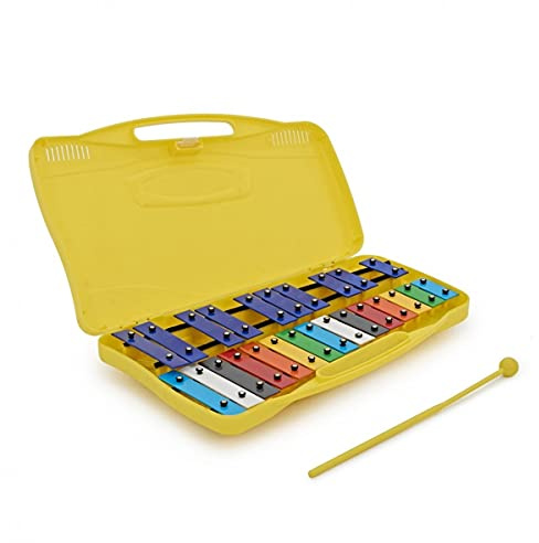 25-Note Glockenspiel med Rainbow Keys från Gear4music