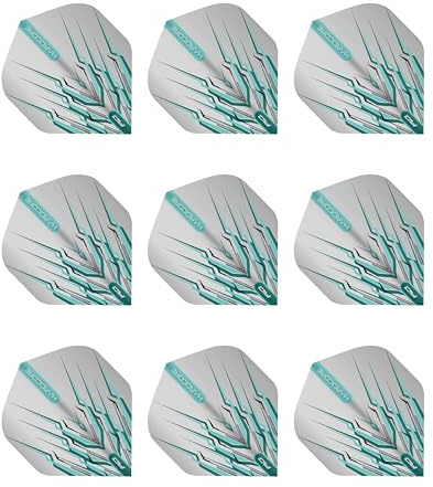RED DRAGON Peter Wright Snakebite Hard Mohawk Hardcore Dart Flights - 3 Sets Per Pack (9 Flights in Total)