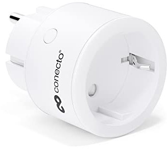 conecto® Estensione per presa wireless: 1x presa wireless, per interni, 2300 watt, design compatto, bianco