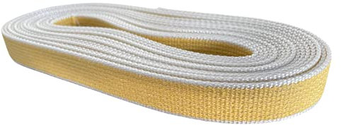 Cintino in cotone Robusto 22 mm per Tapparella Colori assortiti per finestre e portafinestra d'arredo (5,5 Metri per Finestra, Giallo)