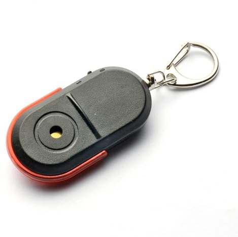 Trouver des clés activé sifflet, alarme de localisateur de clé intelligente, Tracker Lost Key Finder Anti Lost Tag Compatible Wireless Item Finder Led