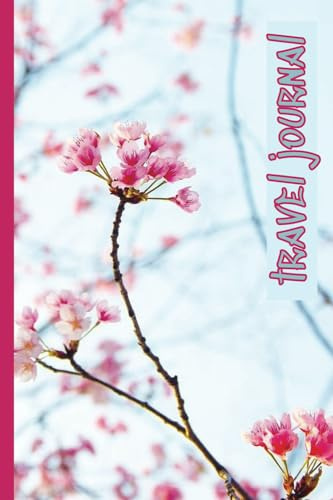 TRAVEL JOURNAL: Japan Blüte im Frühling - dein Reisetagebuch und Notizbuch für deinen Urlaub - für Japanfans - praktische Größe für unterwegs - mit 80 dezent gepunkteten Seiten