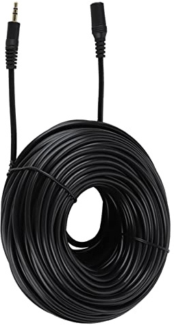 Bediffer Cavo di Prolunga Audio Jack Aux 3,5 Mm Maschio a Femmina per Cuffie Stereo per Smartphone (30 m/98,4 piedi)