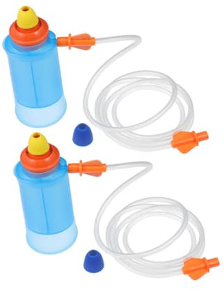 Vaguelly 2 Pcs Nasal Irrigator, Pp Cavity Cleaning Tool, Portable Nose Cleaner for Home Use, Compact Design, Easy to Store, Adults and Children