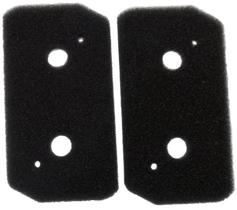 2 x Sponge Filter for Tumble Dryer 228 x 128 mm, Suitable for Bosch, Siemens Series 4 Series 8, HomeProfessional iSensoric Dryer Foam Filter with Original Code 12007650