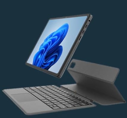 UIUKDWUC Jumper V12 Pro 12 Pollici 2-1 con Tastiera di Accoppiamento CPU N5095 Win 11 2000x1200 IPS 12G RAM + 256G ROM Tablet PC Portatile (Tastiera Inclusa).