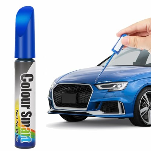 TUKNN Lackstift Auto, Kratzer Entferner Auto, Lack Reparatur, Car Scratch Remover, Kratzer Reparatur Stift, Lackstifte für Autokratzer, Perfekte Deckkraft und Schnelle Trocknung (Blau - 1 Stück)