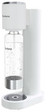 Sodapop Cooper Pro - Aireador de agua (incluye 1 botella de PET, fácil manejo sin atornillar, mecanismo de enganche sin enroscar, elegante y ahorra espacio, altura 45 cm)