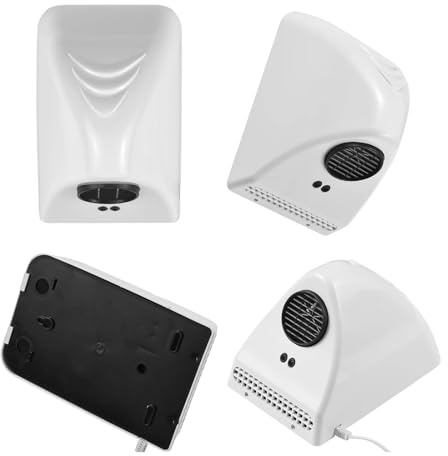 Handtorkar for badrum 600W Lågt ljud Beröringsfria elektriska handtorkar Automatisk sensor Väggmonterad typ Varm vind Handtork