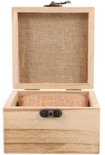 VILLCASE Organizer in Versatile Gioielli per Leggero e Khaki Tessuto Custodia Singolo Legno Orologio Piccoli Oggetti, per Viaggio All'aperto