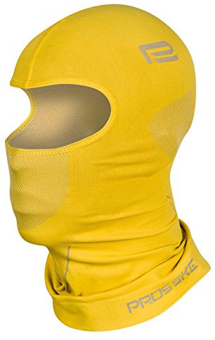 Prosske Sturmhaube XDry SH2 Damen Herren Kinder Skihaube Balaclava viele Farben - Gelb, XS