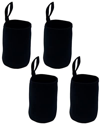 Meprotal Lot de 4 manchons occultants pour pot de culture hydroponique - Gaine pour pot de germination - Bocal Mason à large ouverture - 86 mm de large