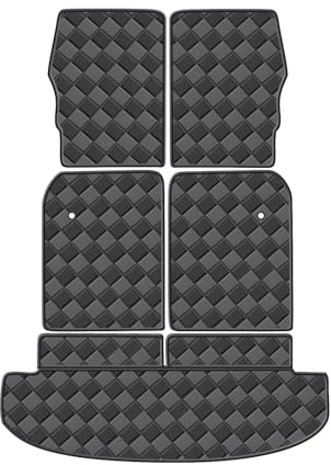 WDYOYS Cargo Mat for 2021-2026 Kia Sorento 6 Seats Trunk Mat & 2ND+3RD Row Rear Backrest Mat, All Weather Rear Cargo Liner Back Seat Cover Protector