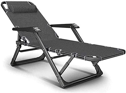 CCYENG Sonnenliege Sonnenbett Liegestuhl Klappbarer Gartenstuhl Loungesessel Verstellbare Rückenlehne Faltbar Leicht Für Garten Terrasse Outdoor Büro