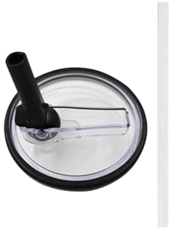 Straw Lid Replacement For Stanleys Hydrojugs 40oz, Clear Spill Proof Splash Mug Lids With Foldable Straw, Durables Leakproof Water Cup Cover, For Stanleys Cup Tumbler fli-p Straw Lid Replacement