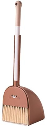 SZLIFE Ensemble de Nettoyage pour Enfants, Mini Balai avec Pelle à Poussière, Ensemble de Balais éducatifs pour Enfants de La Maternelle, Garçons et Filles D, Ours
