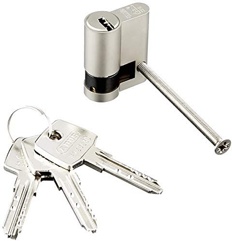 ABUS EC550NP - Mezzo cilindro EC550 NP, Lg 30/10 mm m.3, chiave reversibile, grigio 30/30