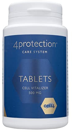 OMNIMEDICA Tablets Cell Vitalizer 500 mg, für mentale & körperliche Leistungsfähigkeit Tabletten mit natürlichem OM24 - Made in Switzerland, 60 Tabletten