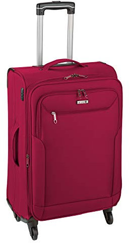 D&N Travel Line 6804 Koffer, 66 cm, 63L, dunkelrot