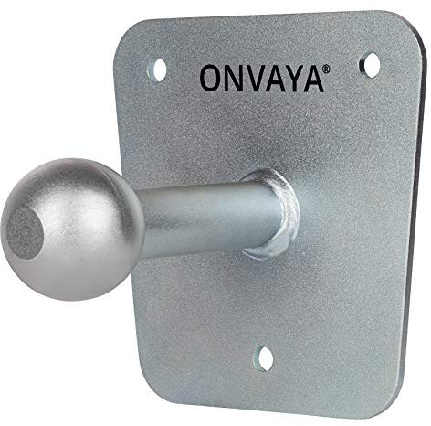 ONVAYA® Wandhalterung für Fahrradträger | Fahrradträger Halterung mit Kugelkopf | Wandhalter für Fahrradheckträger | verzinkt & rostfrei (Wandhalterung für Fahrradträger)