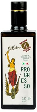 Alberta Iannicelli Olio Extra Vergine di Oliva Biologico Italiano – Estratto a Freddo Filtrato Fruttato Intenso - Sensazione di Piccante – Senza Pesticidi - 100% Made in Italy di Ceraso (500 ml)