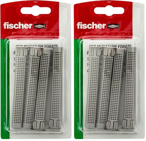 Fischer FIS HK 12X85 K Tasselli a Rete per Barre M6/M8 per Fissaggio con Ancorante Chimico, 4 Pz (Confezione da 2)