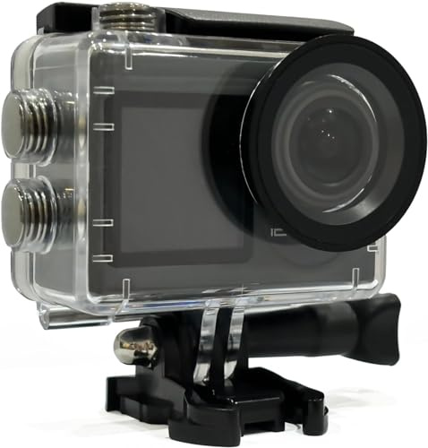 icefox Fotocamera 4K Fotocamera Subacquea Ultra HD Fotocamera 20MP, 170 Gradi Grandangolare WiFi Fotocamera Microfono Esterno Impermeabile 40M