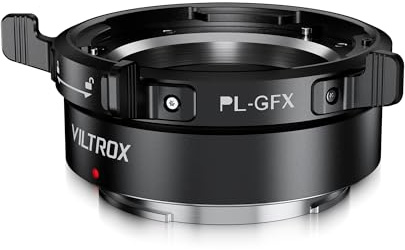 VILTROX PL-GFX Objektiv Mount Adapter Konverter mit Drehverschluss Kompatibel mit PL-Objektiv für Fuji G-Mount GFX-Kameras Fuji GFX100S, GFX100, GFX50R, GFX50S, GFX50S II/PL-GFX Pro usw.