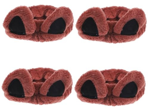 POPETPOP 4stücke Katzenohren Haarband Für Gesichtsreinigung Stretchy Bequeme Und Rutschfeste Kopfband Für Damen Für Spa Make-up Und Gesichtsbehandlungen