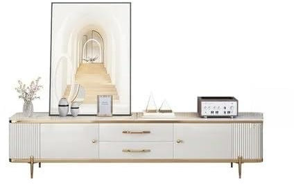 Jian1004 Mueble de TV, Gabinetes for Sala de Estar, Consola, Chimenea, gabinete de Almacenamiento, aparadores flotantes Modernos, Muebles for Sala de Estar y TV,para Sala de Estar(2.2M)