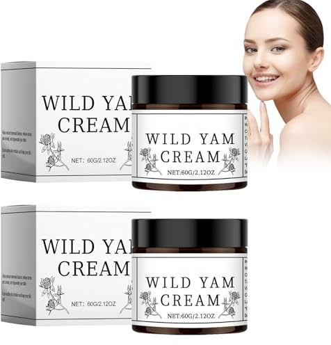 Instant 2 st Organic Wild Yam Cream, Yam Root Cream för kvinnor, ekologisk vild yam rot kräm, Wild Yam Cream för hormonutjämning, hormonutjämning och hudskydd, anti-rynk, återfuktande för menopaus och