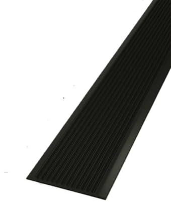 Non Slip Stair Nosing Strip 5M Self Adhesive Stair Treads Tape for Carpet Furniture Corner Edge Guard Strip Stair Edge Trim Protector Black