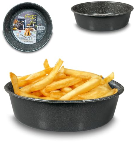 ARCA, Teglia Alta Diametro 18 cm per Friggitrice ad Aria e Forno, Antiaderente e Adatta alla Lavastoviglie, Ideale per Torte e Altre Ricette, in Alluminio, Made in Italy