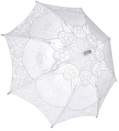 APLVFFZH Spitze Regenschirm Hochzeit Brautschirm Parasol Sonnenschutz für Prom Brautjungfer