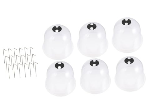 VICASKY Coperture Isolanti per Piante in Plastica Trasparente con Picchetti Protezione Termica per Serra Antigelo e Antivento per Piante in e