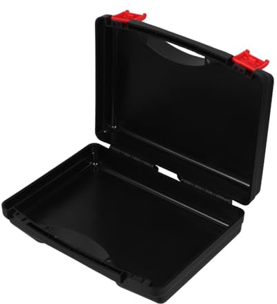 Caja de Herramientas y Resistente a Impactos Portátil, de Plástico Ligera | Organizador Compacto para Manualidades y Tareas Móviles, Interior Espacioso, Fácil de Llevar, 1 Pieza