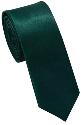 YOSUWOAI Elegante corbata de traje de hombre para ocasiones formales, diseño clásico, accesorio versátil para ocasiones especiales de negocios, O Verde Oscuro, M