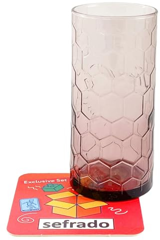 sefrado Bundle 1 x Cola Glas Berry McDonalds Österreich 2025 - Sammel Gläser - Bunt - mit exclusivem Untersetzer