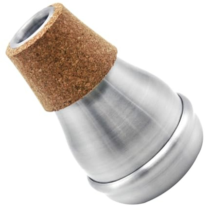 DEARMAMY Silenziatore Migliorata Alluminio Mini in Tromba per e Portatile Muto Qualità del Suono Strumenti Musicali per Suonare e Jazz