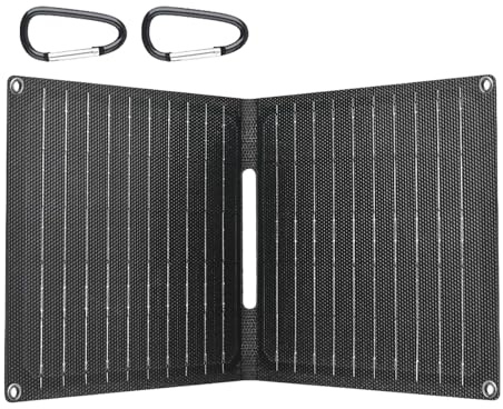 Chargeur de Batterie Solaire,30W Portable Pliable Recharge Rapide - Chargeur Solaire USB avec Protection Anti-Surcharge,pour Jardin Camping Randonnée Vélo Pêche