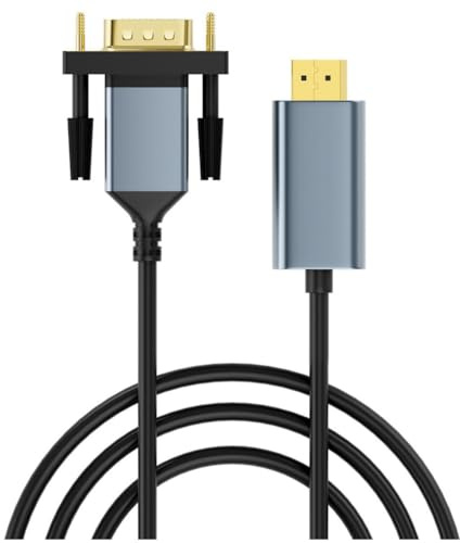 Ounfhtrttk Cable Adaptador DP A VGA, Convertidor de DisplayPort A Monitor/Proyector VGA para Laptop y PC de Escritorio.