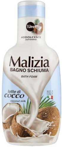 Malizia Bagno Schiuma 'Badeschaum Kokos', 1000 ml