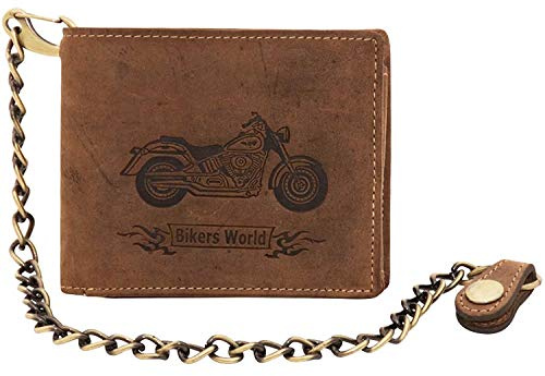 Portefeuille avec chaîne de vélo-bilderpalette g1796 save «-quer portefeuille en cuir de la marque greenburry