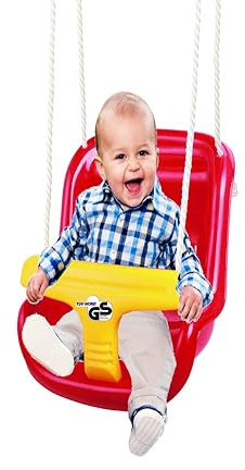 Babyschaukel Indoor Outdoor Garten Babyschaukel Kleinkindschaukel, Max 50kg, für Kinder von 0-36 Monaten 33L x 37B x 46H cm